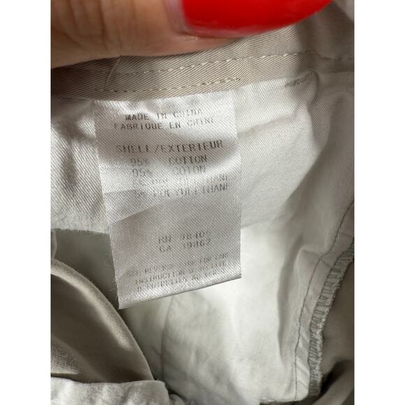 Theory Men’s Cotton Blend Shorts Beige Size 33 - Picture 4 of 5